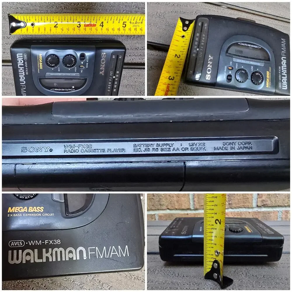 Sony Walkman WM FX38 Portable Cassette Player AM FM Radio Tested Working